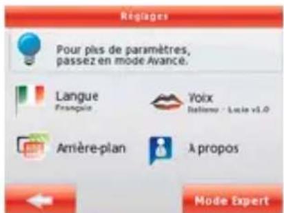 TELE System TS8500PND - Page-écran de démarrage: menu de Navigation - 2