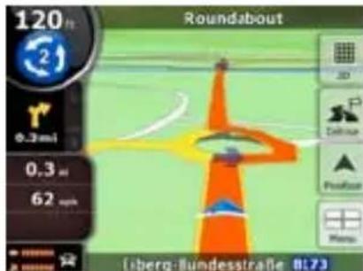 TELE System TS8500PND - Page-écran des Cartes - 1