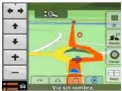 TELE System TS8500PND - La pantalla Mapa - 2