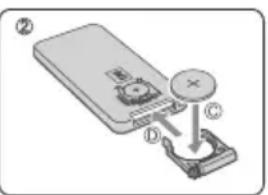Vieta Audio VHIS112BK - Para substituir a bateria do controlo remoto - 2