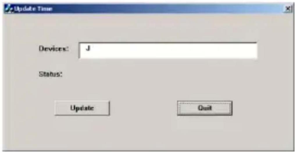 VELLEMAN CAMCOLVC16 - Setting the camera time - 1