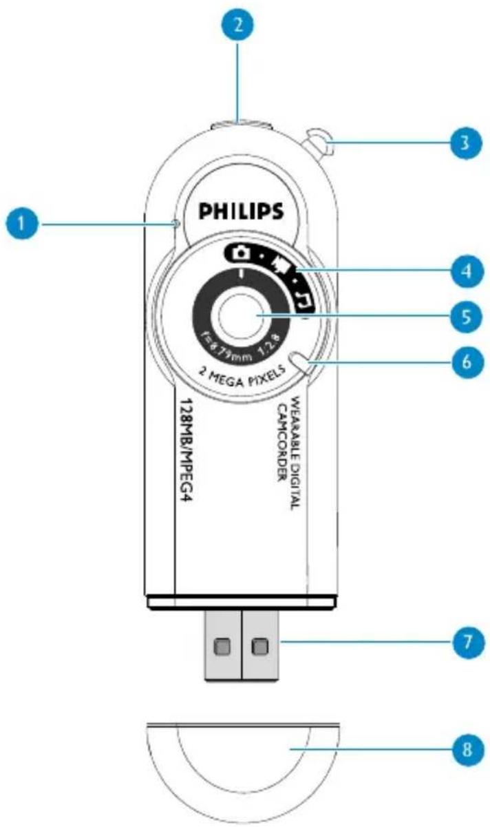 PHILIPS GoGear KEY019 - Nous espérons que ce caméscope numérique de poche répondra à toutes vos attentes. - 1