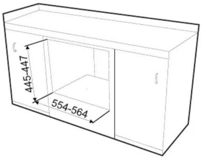 SMEG SF4109M - Dimensions hors tout de I'appareil (mm) - 2