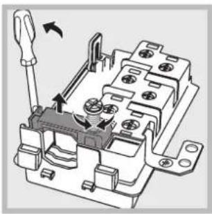 HOTPOINT-ARISTON FD 83.1 (MR) HA - Montaje del cable de alimentación eléctrica - 2