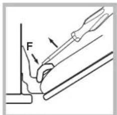 HOTPOINT-ARISTON FD 83.1 (MR) HA - Cleaning the oven door - 3