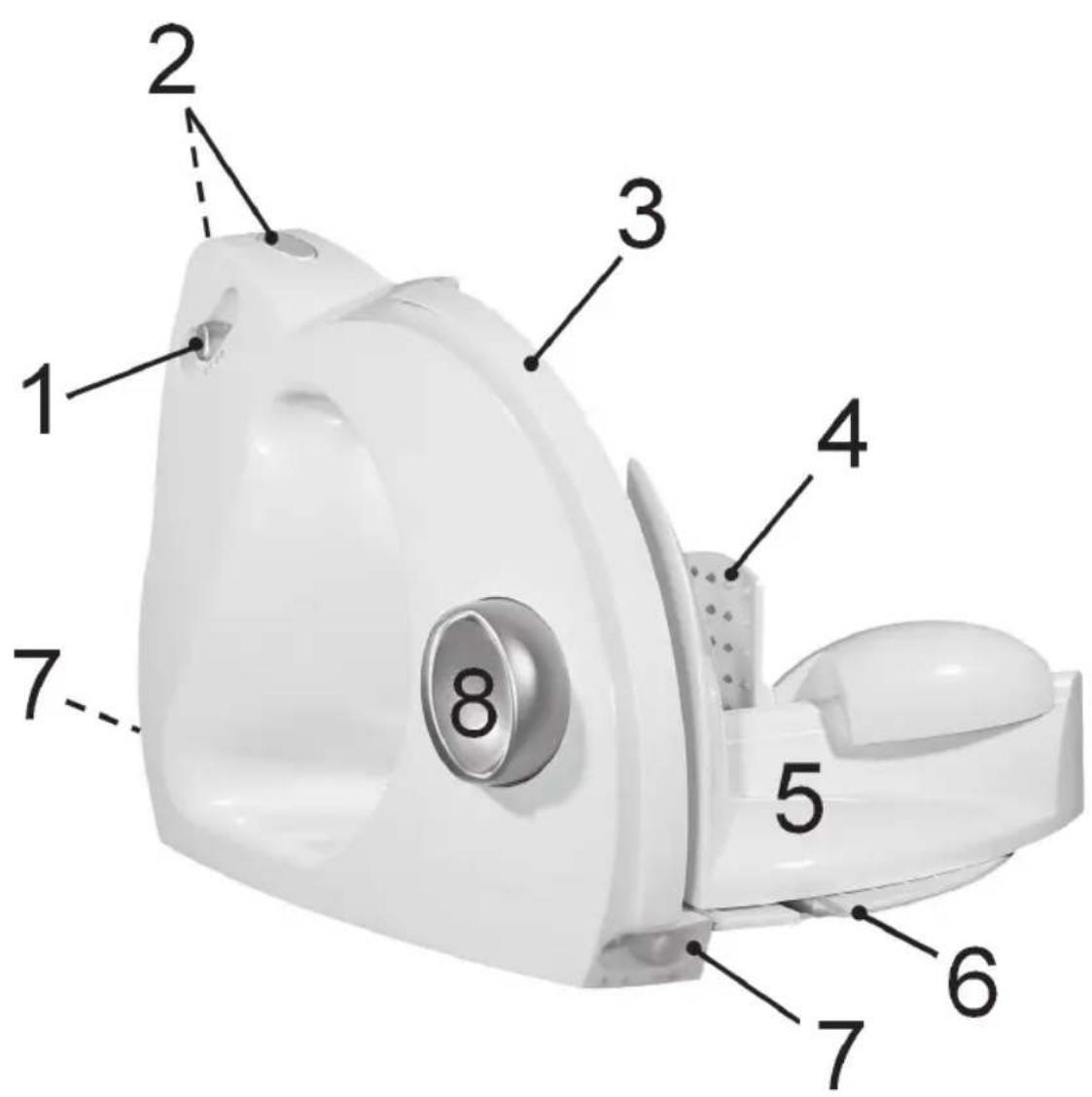 CLATRONIC AS 2958 - Übersicht der Bedienelemente - 1