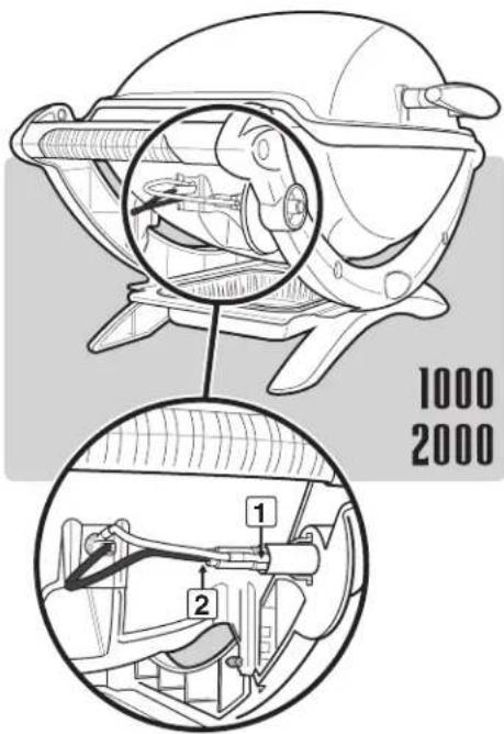 WEBER Q1000 - MAINTAINING THE ELECTRONIC IGNITION SYSTEM (^日1200\& ^日2200) - 1