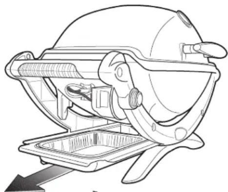 WEBER Q1000 - PLATO RECOLECTOR DESMONTABLE Y BANDEJA DE GOTEO DESECHABLE - 1