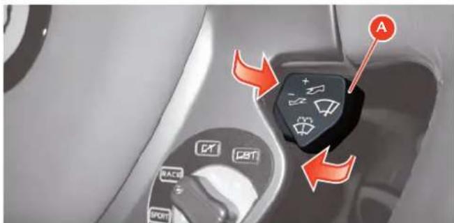 FERRARI 458 Italia (2010) - Commande avertisseur sonore - 5