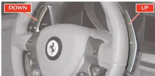 FERRARI 458 Italia (2010) - Commande avertisseur sonore - 4