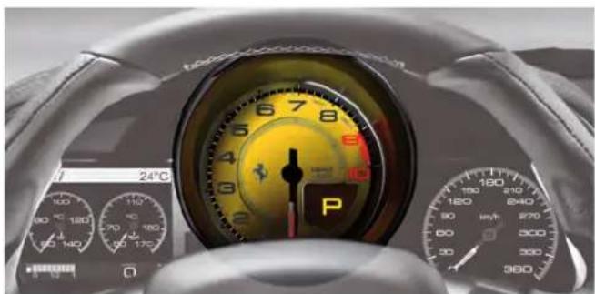 FERRARI 458 Italia (2010) - Comptes-tours electronique - 1
