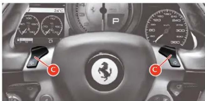 FERRARI 458 Italia (2010) - Feux de détresse - 1