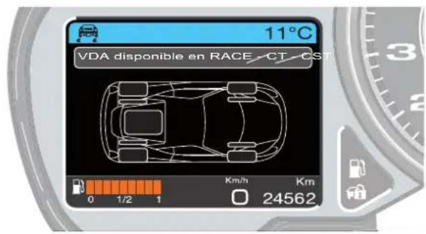 FERRARI 458 Italia (2010) - Groupe de pages-écran VDA (Vehicle Dynamic Assistance) - 2