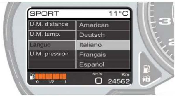 FERRARI 458 Italia (2010) - Page-ecran MENU - 2