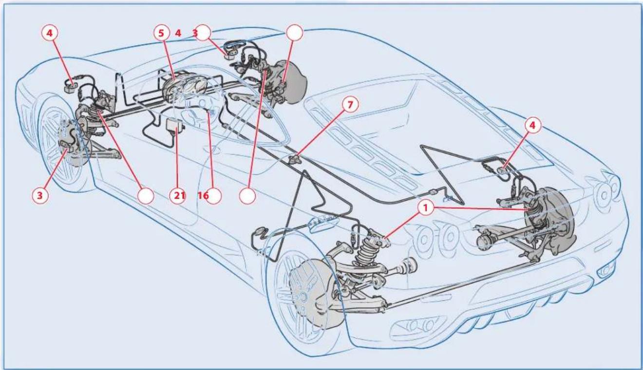 FERRARI F430 (2008) - Suspensions - 1