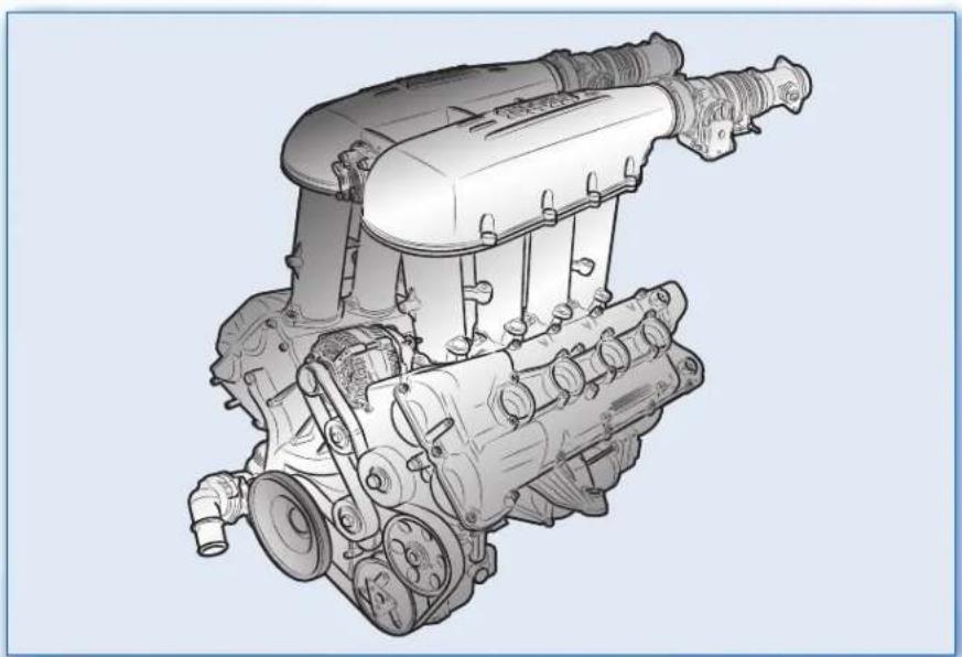 FERRARI F430 (2008) - Moteur - 1