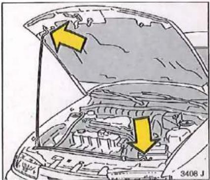 OPEL Calibra (1991) - Capot-moteur - 2