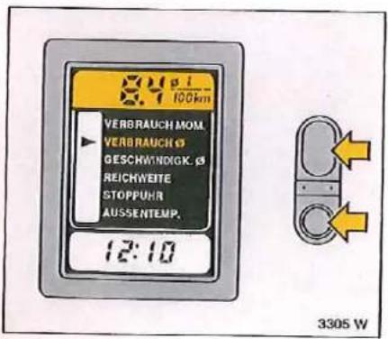 OPEL Calibra (1991) - Consommation instantanée - 1