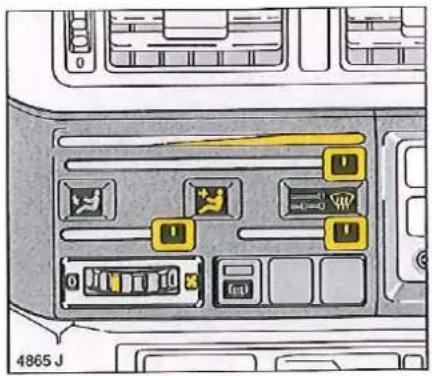 OPEL Calibra (1991) - Chauffage vers les pieds - 1