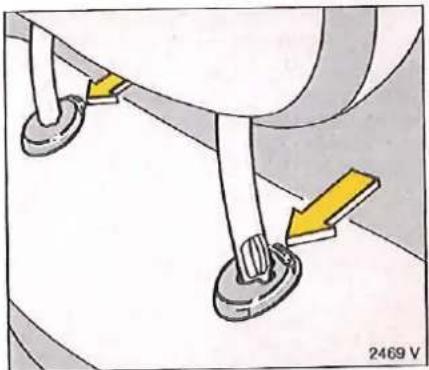 OPEL Calibra (1991) - Éléments rembourrés de garniture intérieure - 1