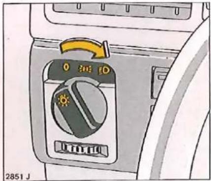 OPEL Calibra (1991) - Verrouillage des portes de l'intérieur : appuyer sur le bouton de sûreté - 11