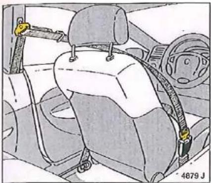 OPEL Calibra (1991) - Ceintures de sécurité - 1