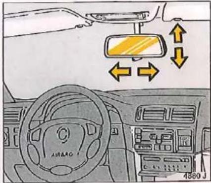 OPEL Calibra (1991) - Verrouillage des portes de l'intérieur : appuyer sur le bouton de sûreté - 6