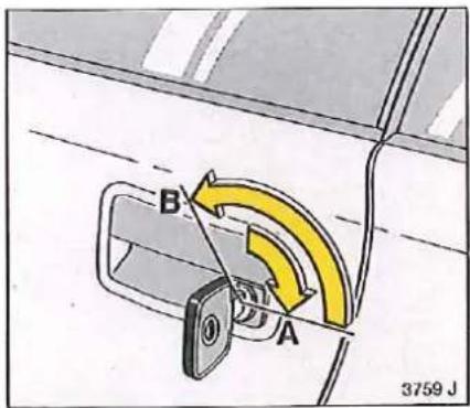 OPEL Calibra (1991) - Verrouillage des portes - 2