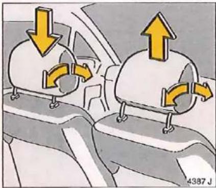 OPEL Calibra (1991) - Verrouillage des portes de l'intérieur : appuyer sur le bouton de sûreté - 4