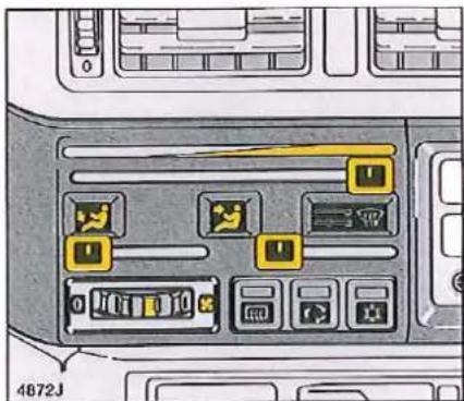 OPEL Calibra (1991) - Ventilation sans refroidissement de l'air admis dans l'habitacle - 1