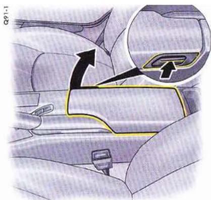 PORSCHE Boxter S (2010) - Possibilities de rangement - 1