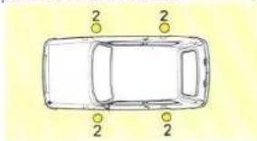 RENAULT 5 (1989) - Guide de vis de roue 4 - 4