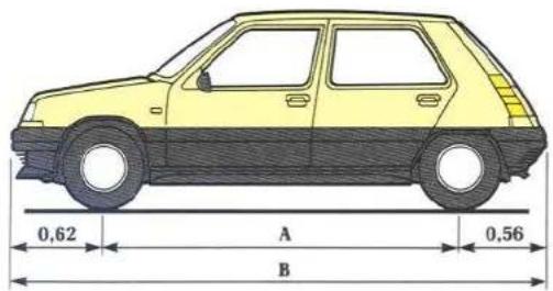 RENAULT 5 (1989) - C - Étiquette types bougies - 1