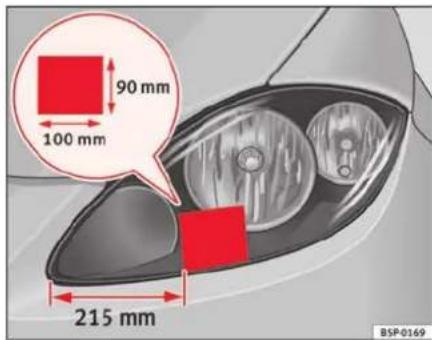 SEAT Altea XL (2008) - Recouvrement des phares pour guide gauche - 2