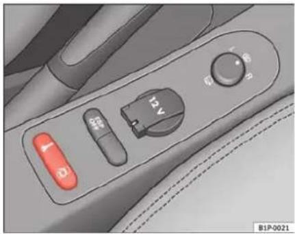 SEAT Altea XL (2008) - Touché de verrouillage centralisé - 1