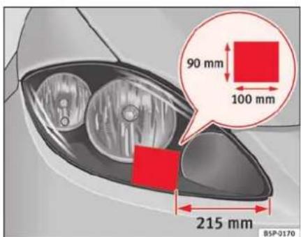 SEAT Altea XL (2008) - Recouvrement des phares simples pour le guide droit - 1