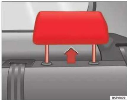 SEAT Altea XL (2008) - Réglage correct des appuie-tête arrêté - 1