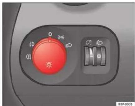 SEAT Altea XL (2008) - Allumage et extinction de I'eclairage - 1
