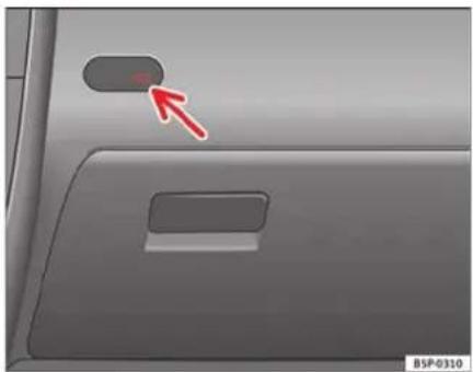 SEAT Altea XL (2008) - Désactivation de l'airbag frontal du passager avant - 2