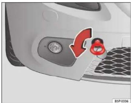 SEAT Altea XL (2008) - Eillet de remorquage. Freetrack - 1