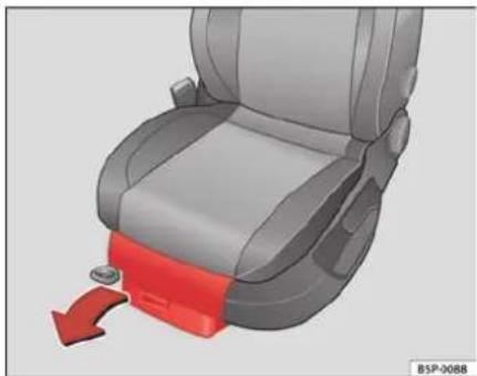SEAT Altea XL (2008) - Vide-poches sous les sièges avant* - 1