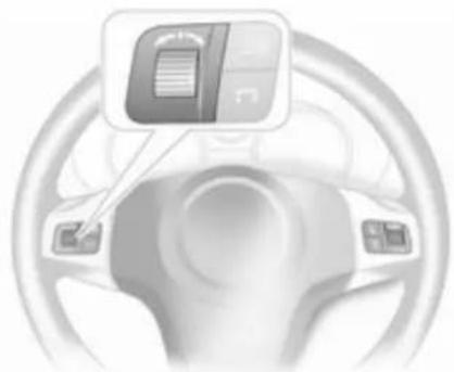 OPEL Astra (2005) - Sélection avec la molette gauche du volant - 1
