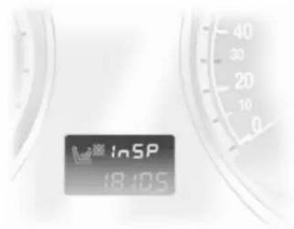 OPEL Astra (2005) - Affichage de service - 1