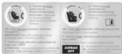 OPEL Astra (2005) - Systèmes de sécurité pour enfant avec transpondeurs - 1