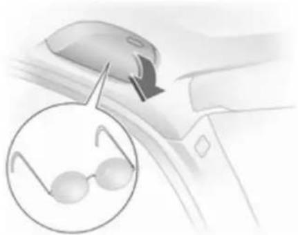 OPEL Astra (2005) - Rangement pour lunette de soleil - 1