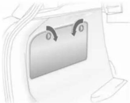 OPEL Astra (2005) - Boîte à fusibles du coffre - 1