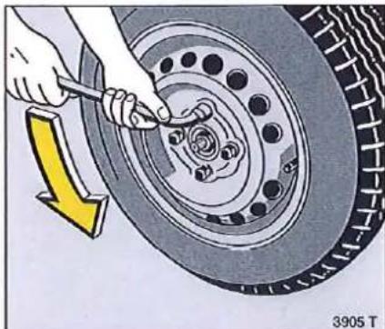 OPEL Tigra (1995) - Changement de roue - 2