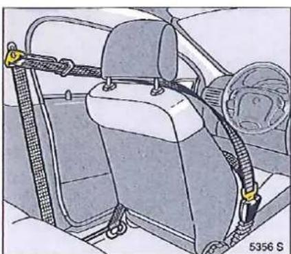 OPEL Tigra (1995) - Catalogue | ceintures de sécurité - 1