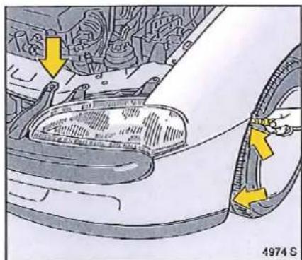 OPEL Tigra (1995) - Remplacement d'ampoules - 1