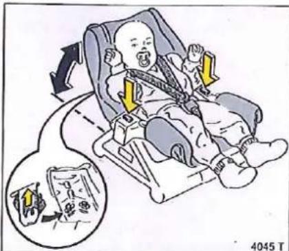 OPEL Tigra (1995) - Berceau de sécurité pour enfants - 1